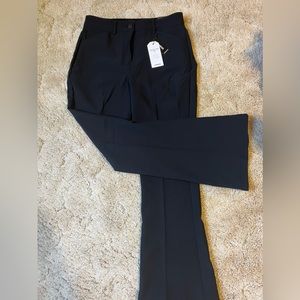 NWT Express 4S Black Flare High Rise Supersoft Twill Pant